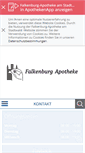 Mobile Screenshot of falkenburg-apotheke.de