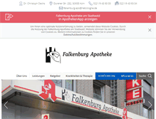 Tablet Screenshot of falkenburg-apotheke.de